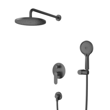 Душевая система Cezares STYLUS STYLUS-DSET-NOP встраиваемая в стену цвет черный