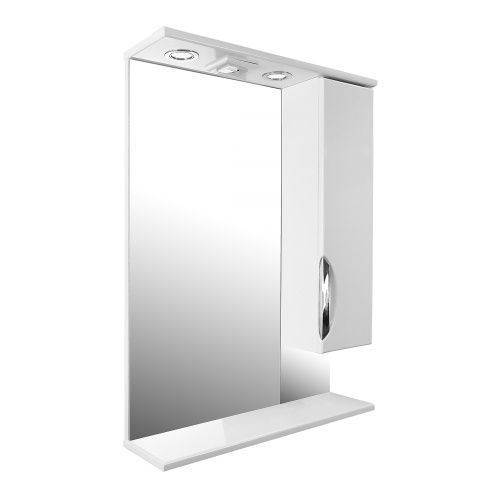 Зеркало-шкаф Loranto Стиль CS00024457 60х80 подвесной цвет белый