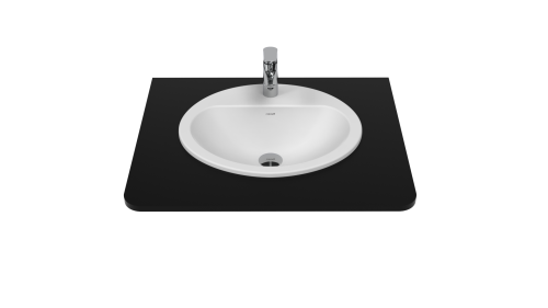 Раковина из сантехнического фарфора Creavit TP225-00CB00E-0000 50х50 встраиваемая цвет белый