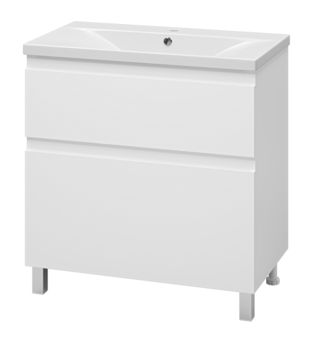 Тумба под раковину Misty Лаки П-Лак-01080-0112Я 80х50 напольная цвет белый