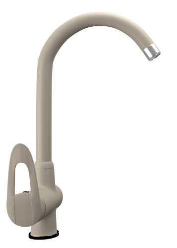 Смеситель для кухни Ulgran Quartz UQ-006-03 на мойку бежевый