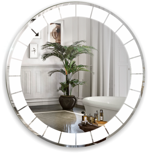 Зеркало с подсветкой Azario LED-00002504 80х80 подвесное
