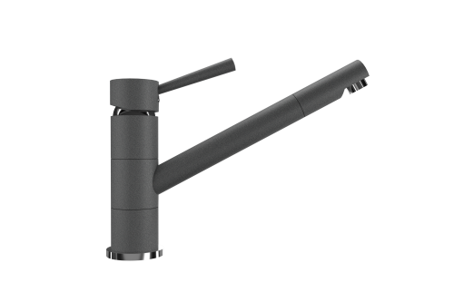 Смеситель для кухни Ulgran Classic U-025-309 на мойку серый