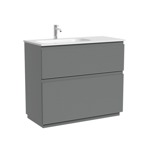 Тумба под раковину Sancos FOLK Floor FL100FLES 100х40 напольная цвет серый