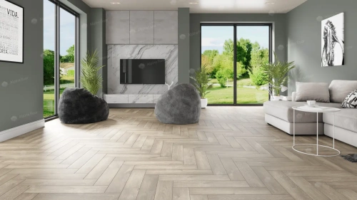 SPC ламинат Alpine Floor Parquet Premium ECO 19-5 MC Дуб Натуральный Отбеленный толщина 0.8 см 43 класс 600х125