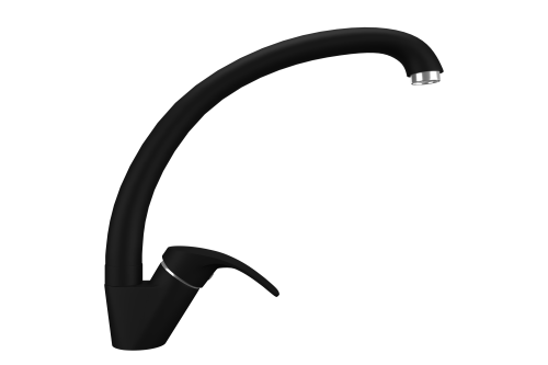 Смеситель для кухни Ulgran Quartz UQ-007-07 на мойку черный