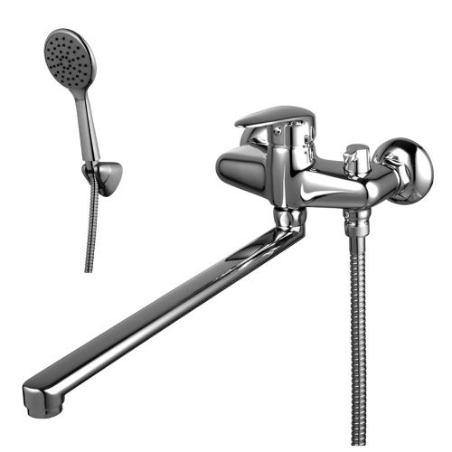 Смеситель для ванны LeMark Pramen LM3317C настенный хром