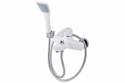 Смеситель для ванны и душа FAUZT FZs-W61 настенный белый