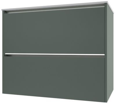 Тумба под раковину Allen Brau Activity 1.34012.CGM 80х50 подвесная цвет зеленый - фото 2