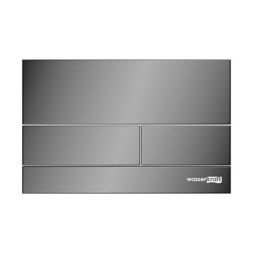 Клавиша смыва механическая Wasserkraft PB04 цвет черный