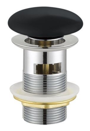 Донный клапан для раковины Cezares CZR CZR-SAT7-NERO черный