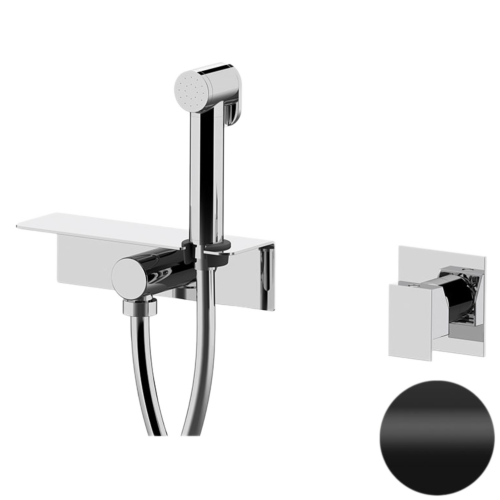 Гигиенический душ со смесителем Daniel SK646Z4DCT15 черный