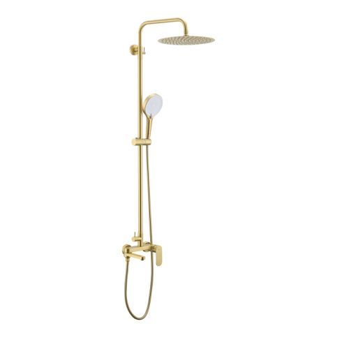 Душевая стойка Raglo R10 R10.24.03 настенная цвет золото