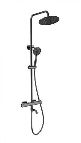 Душевая стойка Wonzon & Woghand Stay WW-B3051-A-BGG настенная цвет серый с термостатом