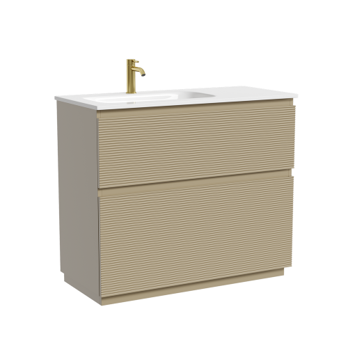 Тумба под раковину Sancos FOLK Floor FL100FLCP 100х40 напольная цвет бежевый