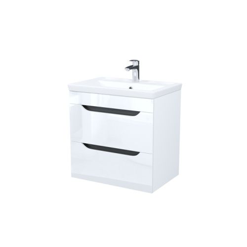 Тумба с раковиной IDDIS Ray RAY60W0i95K 61х41х61 подвесная цвет белый