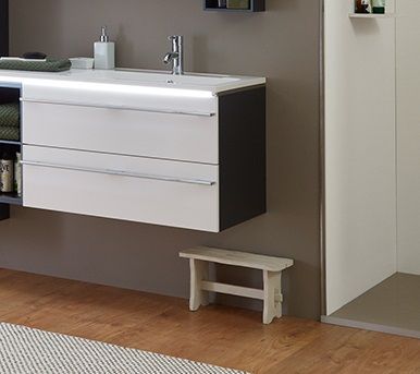 Тумба под раковину Marlin 3250star WMKAA8SR(286/286) 80х50 подвесная цвет белый