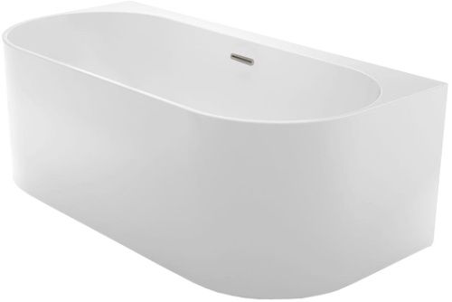 Ванна акриловая Azario BRADFORD BRA18080 180х80 пристенная прямоугольная с каркасом