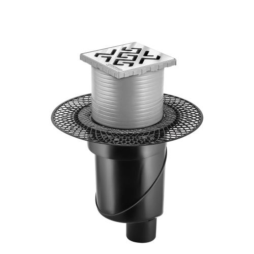 Душевой трап Berges PLATZ Antik 091060 25х25 хром