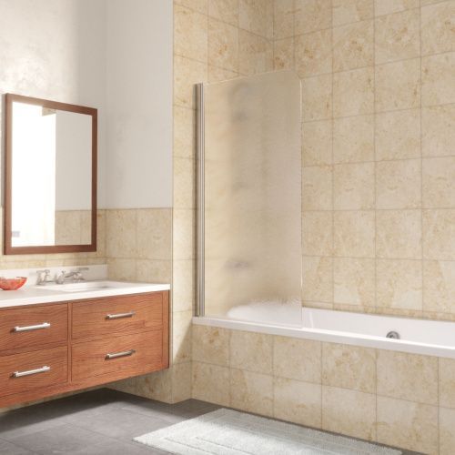 Душевая шторка на ванну Vegas-Glass EV LUX EV LUX 60 08 02 L 60х150 стекло рифленое профиль хром ориентация левая