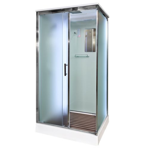 Душевая кабина AvaCan D129SLED 120х90 прямоугольная с крышей ориентация универсальная