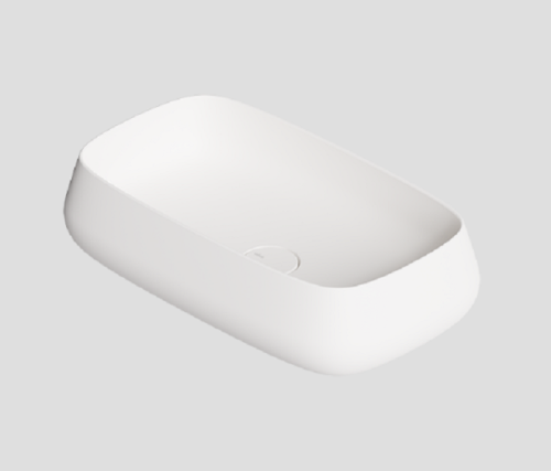 Раковина керамическая Alice NUR 33250109 60х40 накладная цвет белый без отверстий под смеситель