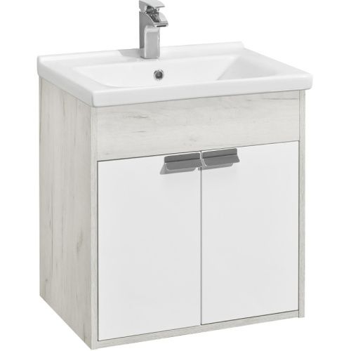 Тумба под раковину Aquaton Флай 1A237301FAX10 60х40 подвесная цвет бежевый