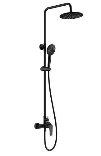 Душевая стойка Wonzon & Woghand WW-A30103-MB настенная цвет черный