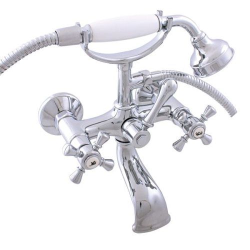 Смеситель для ванны и душа RavSlezak MORAVA RETRO MK359.5/2 настенный хром