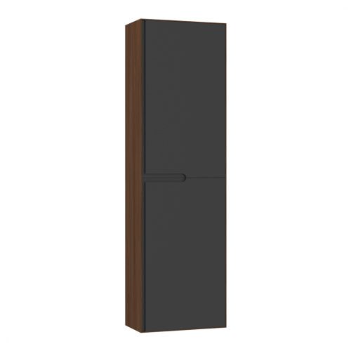 Шкаф-пенал Orka Craft 3000319 40х140 подвесной цвет черный/коричневый