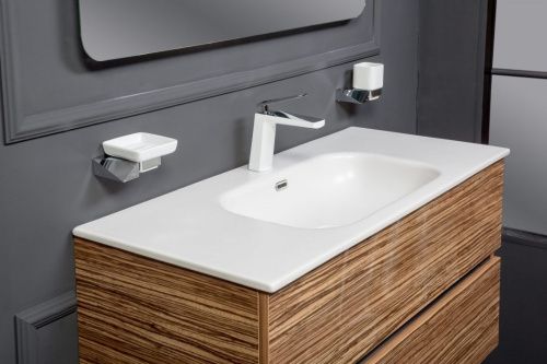 Тумба под раковину Armadi Art Vallessi 837-100-Z 100х50 подвесная цвет коричневый