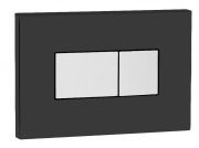 Клавиша смыва пневматическая Oli KARISMA 641017 цвет черный/хром