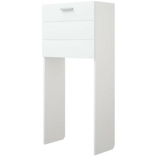 Шкаф-пенал Corozo Денвер SP-00000562 70х140 напольный цвет белый