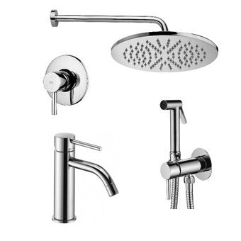 Душевая система Paffoni Light KITZLIG011CR071 встраиваемая в стену