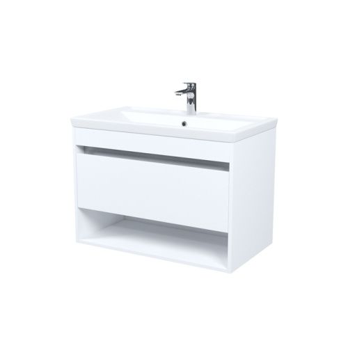 Тумба с раковиной IDDIS Zodiac X ZDX80WNi95K 82х46х59 подвесная цвет белый