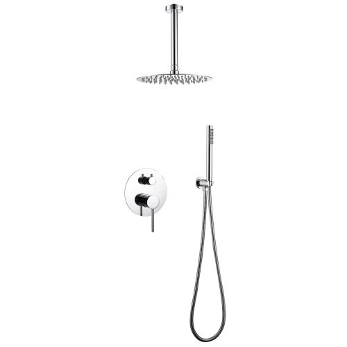 Душевая система Abber AF8821 встраиваемая в стену цвет хром