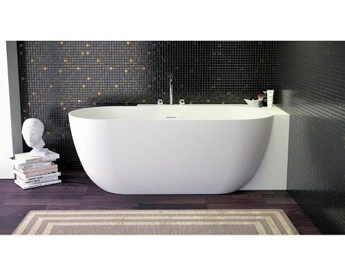 Ванна из искусственного камня Knief LOTUS CORNER 0600-613 R 190х95 отдельностоящая овальная