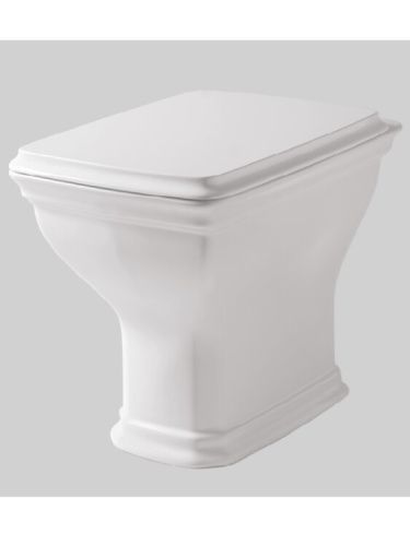 Чаша унитаза приставная Artceram Civitas CIV003 01 00 цвет белый без сиденья каскадный смыв