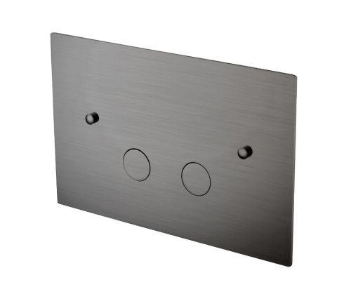 Клавиша смыва механическая Boheme 647-GM цвет вороненая сталь