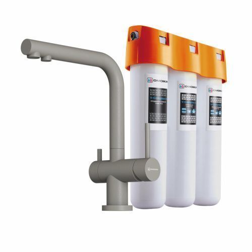 Смеситель для кухни Omoikiri Nagano-P 4219.8028P на мойку серый