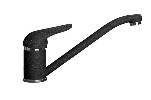 Смеситель для кухни Granfest 2124 черный на мойку черный