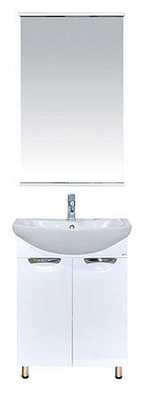 Тумба под раковину Misty Лаванда Э-Лав01060-011Пр 60х30 напольная цвет белый - фото 3