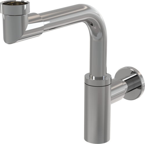 Сифон для раковины Alcadrain A403 хром