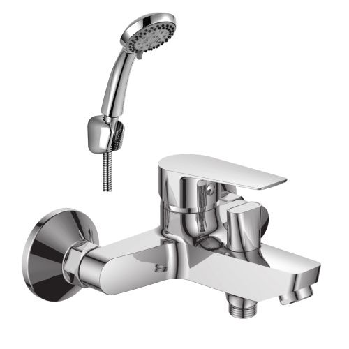 Смеситель для ванны Rossinka S S35-31 настенный хром