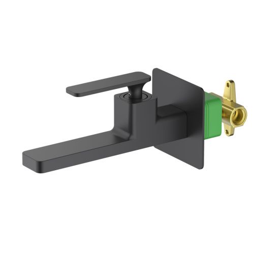 Смеситель для раковины Timo Torne 4372/03SM встраиваемый в стену черный