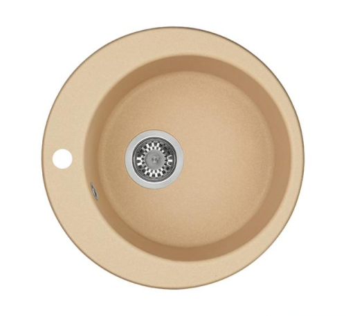 Кухонная мойка Aquaton Иверия 1A711032IV260 50х50 цвет коричневый поверхность матовая