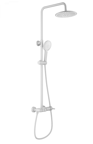 Душевая стойка Wonzon & Woghand Muse WW-A30653-MW настенная цвет белый