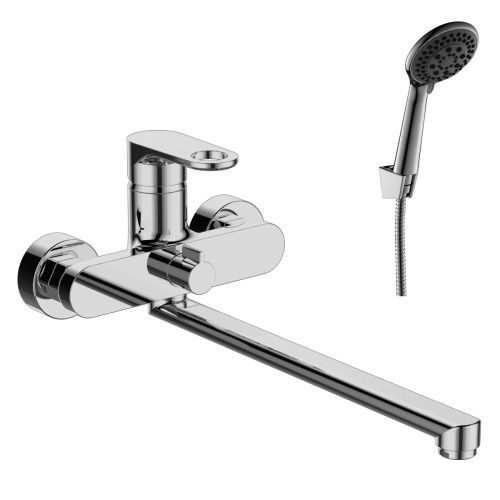Смеситель для ванны Rossinka RS33 RS33-32 настенный хром