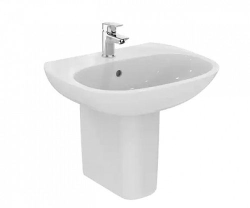 Раковина керамическая Ideal Standard TESI T352201 60х50 подвесная цвет белый 1 отверстие под смеситель