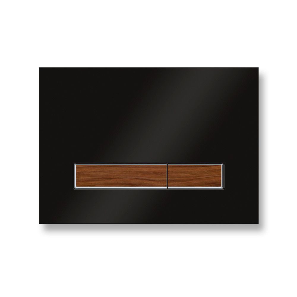 Клавиша смыва механическая Lavinia Boho RelFix 38050702 цвет черный/коричневый